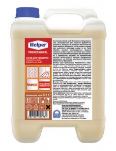 Засіб для чищення поверхонь після будівельних робіт Helper Professional 5л